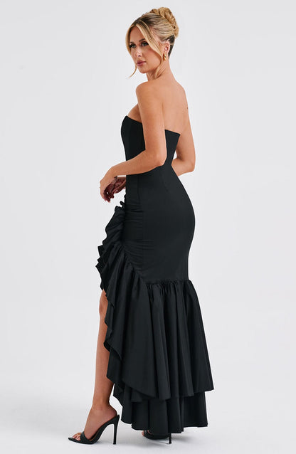 ANGELINA MAXI DRESS - BLACK