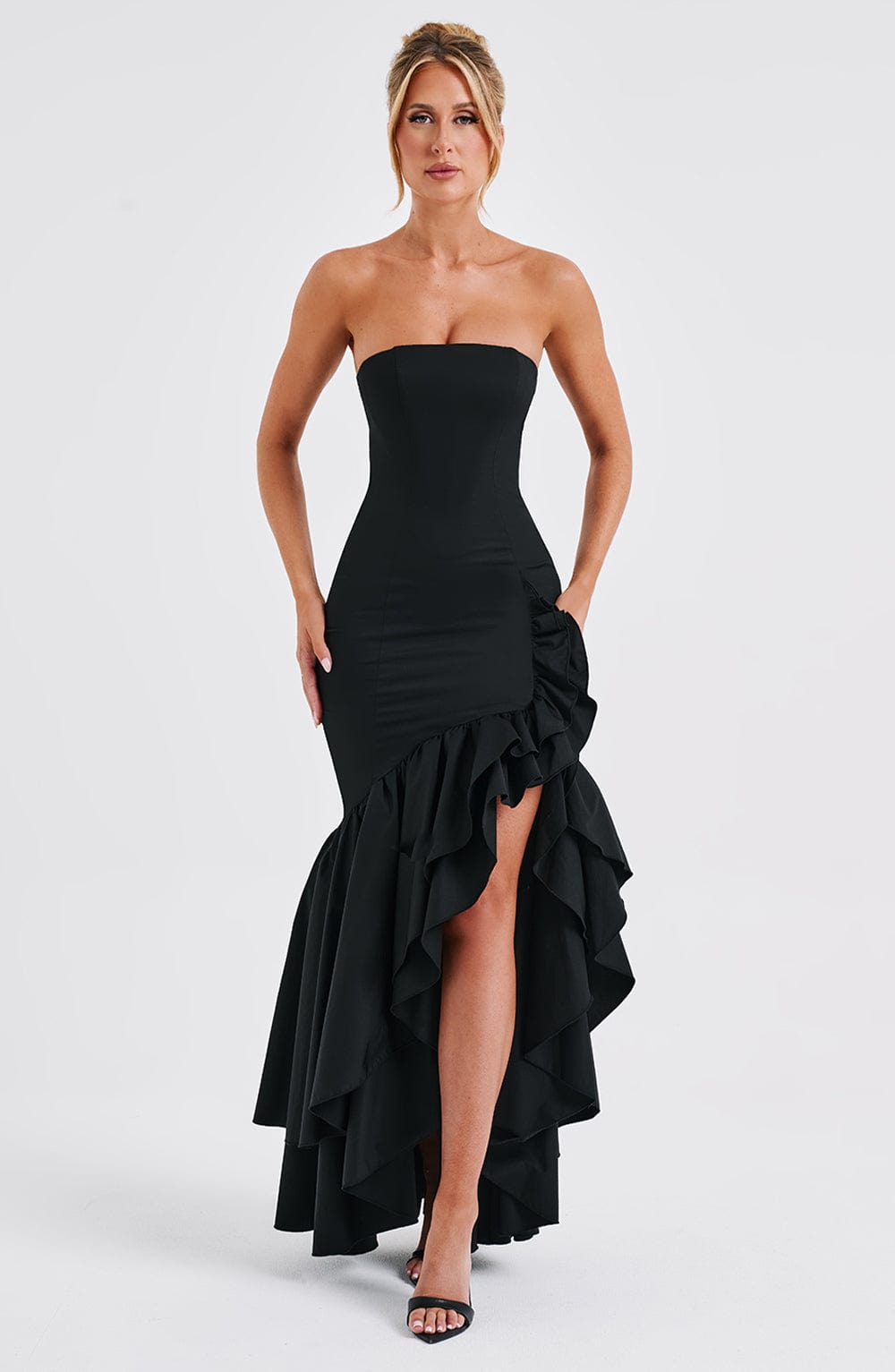 ANGELINA MAXI DRESS - BLACK