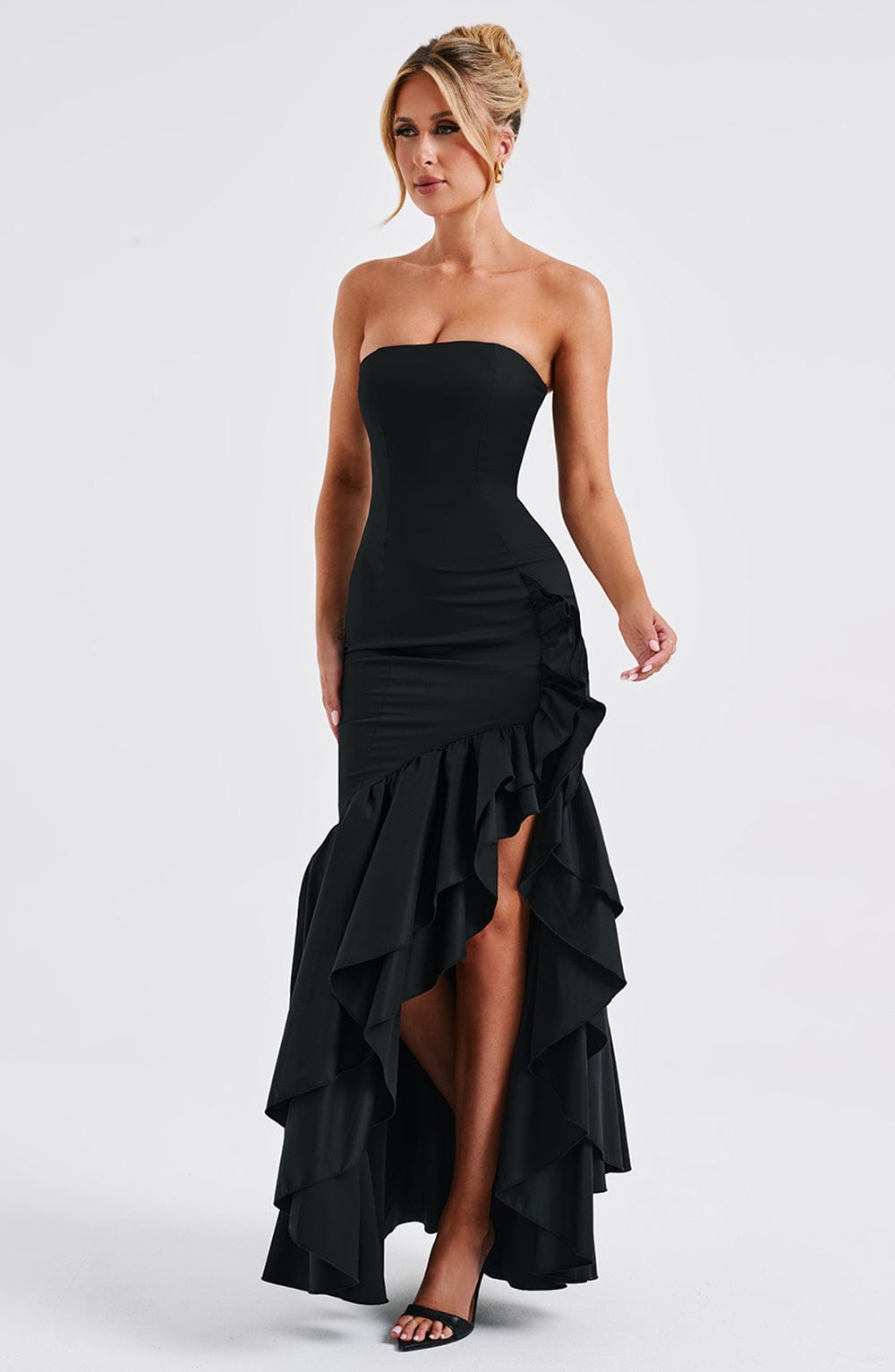 ANGELINA MAXI DRESS - BLACK