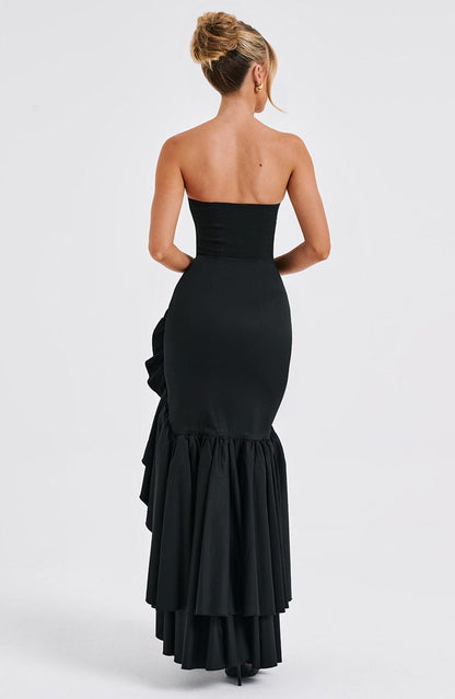 ANGELINA MAXI DRESS - BLACK