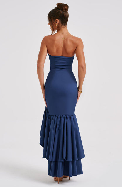 ANGELINA MAXI DRESS - NAVY